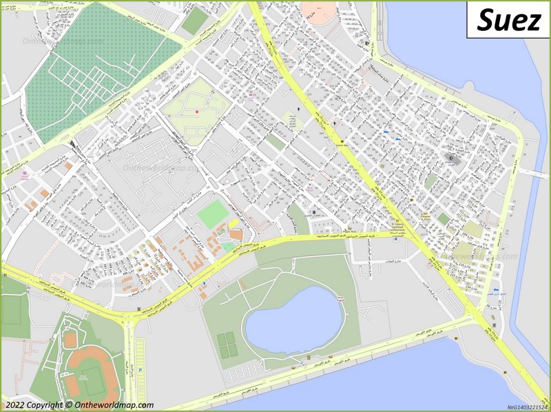 Suez City Centre Map