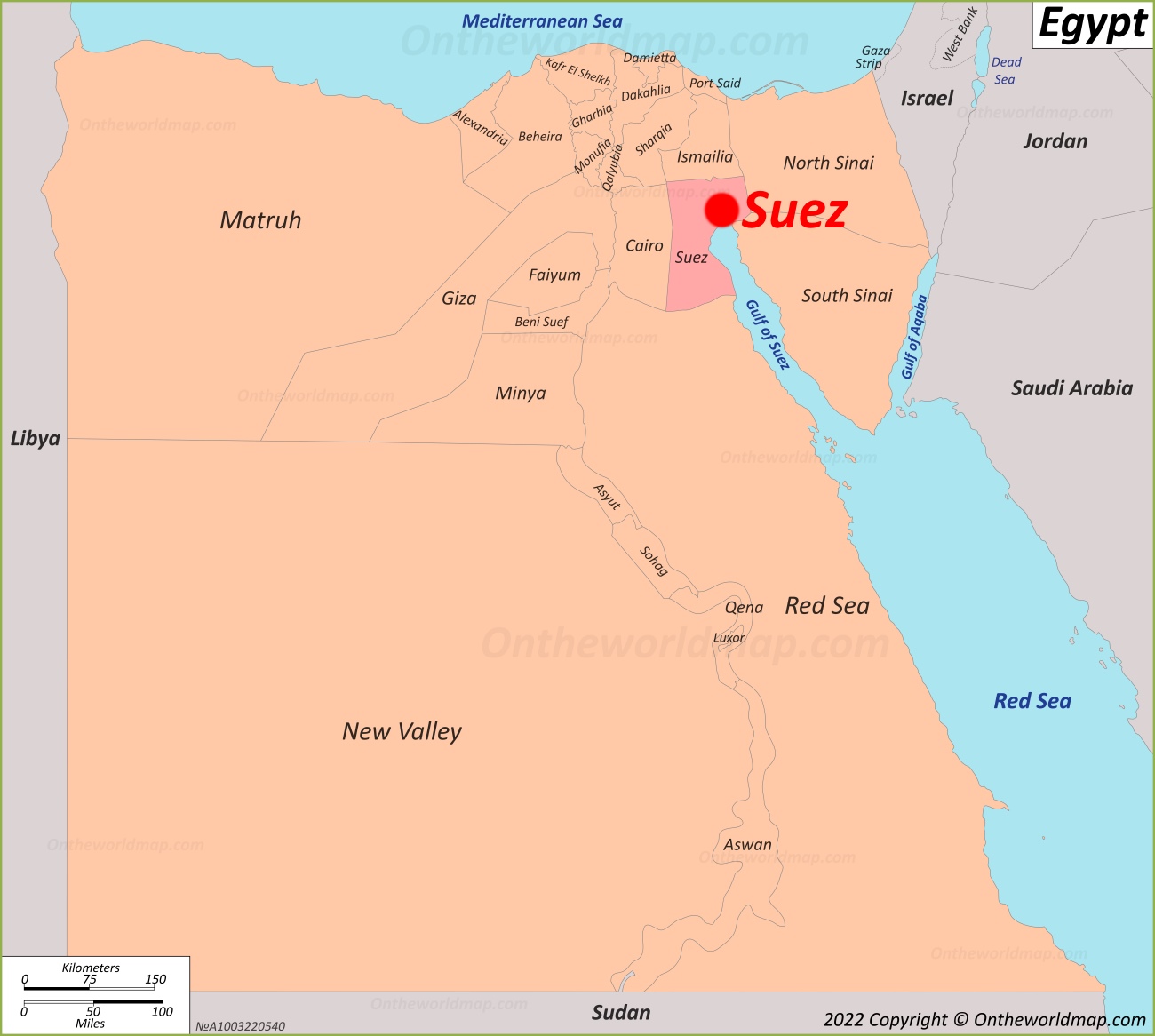 Suez Map Egypt Discover Suez With Detailed Maps