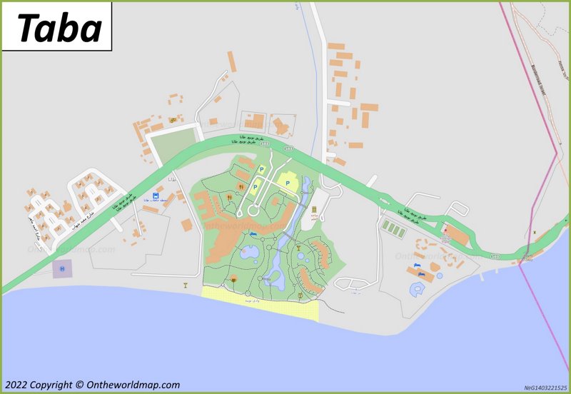 Map of Taba