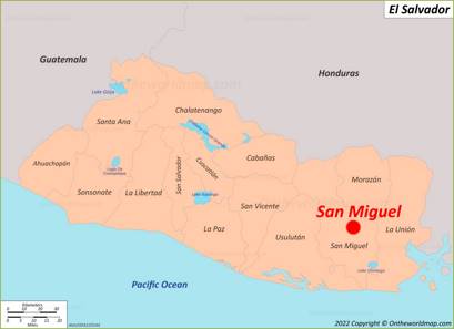 San Miguel Location Map