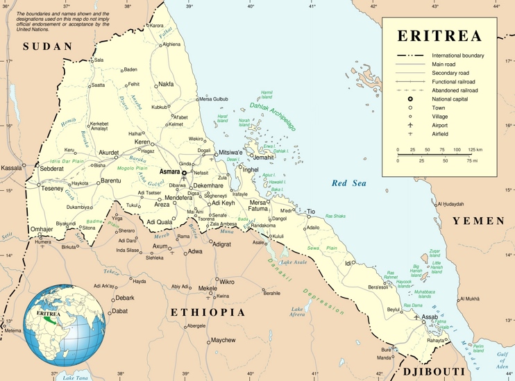 Eritrea road map