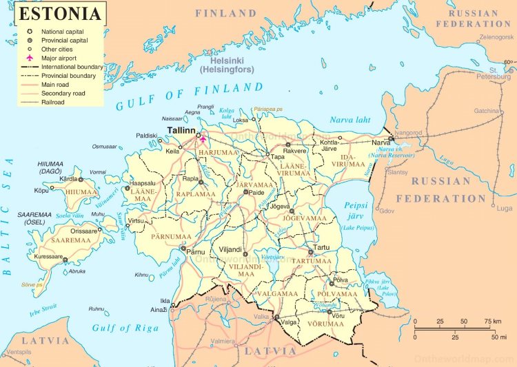 Estonia Road Map