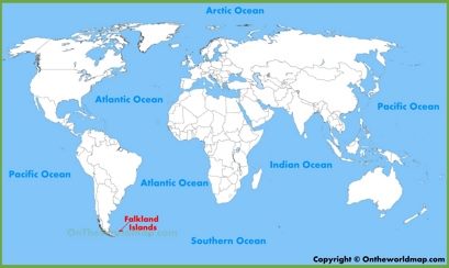 Falkland Islands Location Map