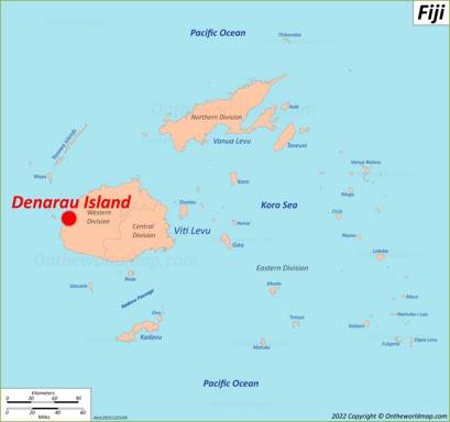 Denarau Island Location Map