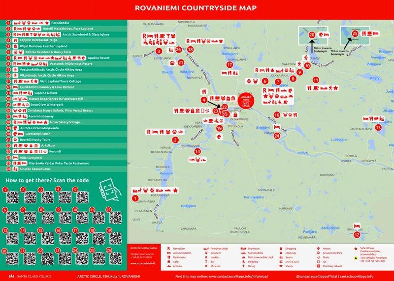 Rovaniemi Countryside Map