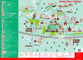 Santa Claus Village Map