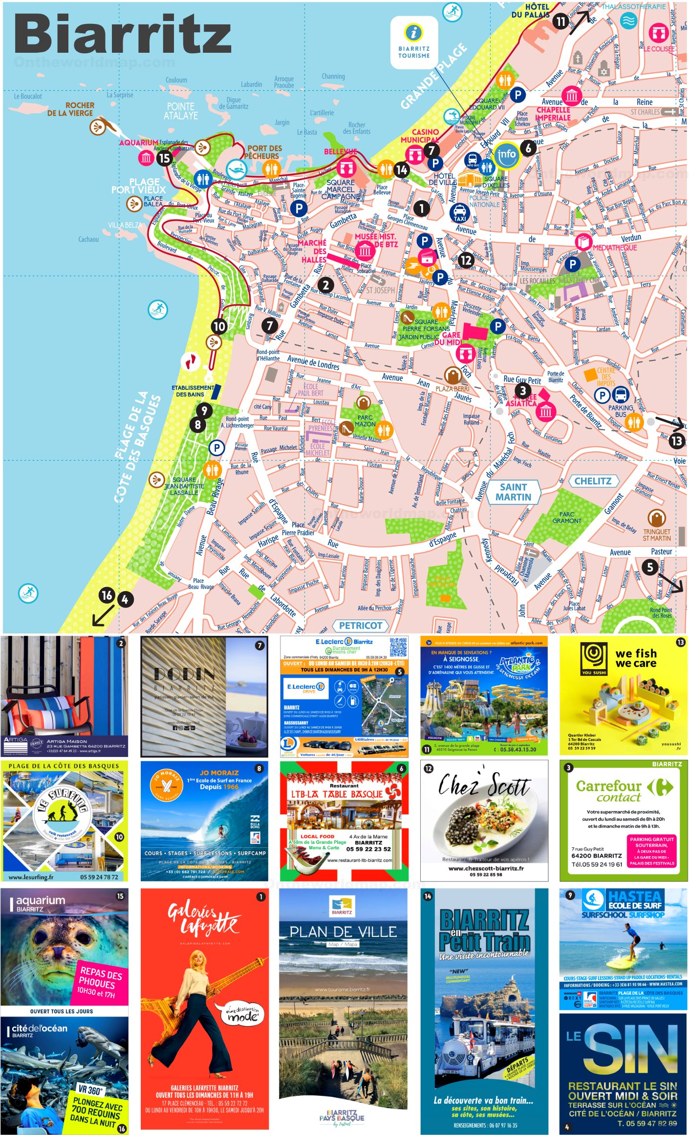 New York City Tourist Attractions Map