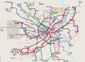 Bordeaux transport map