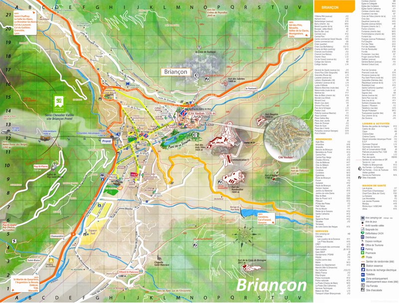 Briançon Map | France | Discover Briançon with Detailed Maps