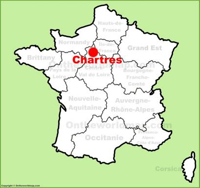 Chartres Location Map