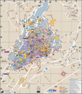 Grasse city center map