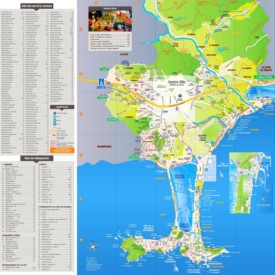 Hyères tourist map