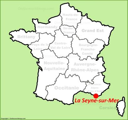 La Seyne-sur-Mer Location Map