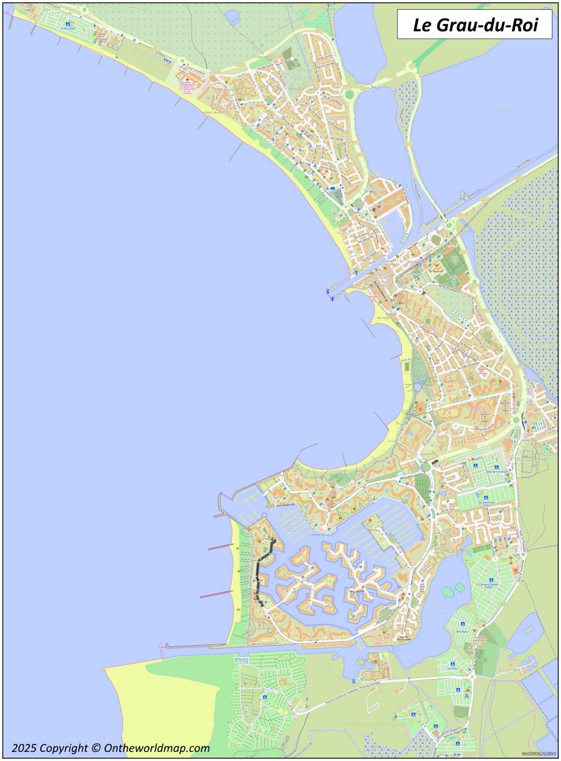 Map of Le Grau-du-Roi