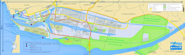 Port of Le Havre map
