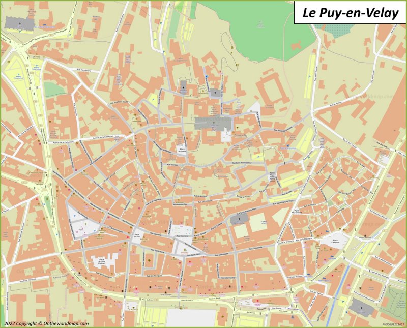 Le Puy-en-Velay Map | France | Discover Le Puy-en-Velay with Detailed Maps