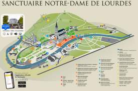 Sanctuary of Our Lady of Lourdes Map