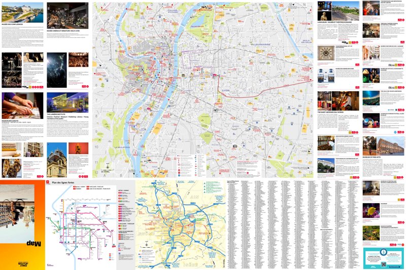 Lyon Tourist Map