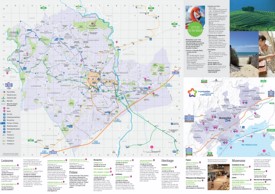 Montpellier tourist map