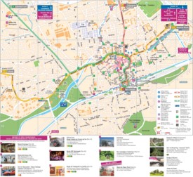Mulhouse tourist map