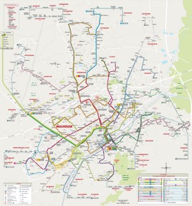 Mulhouse transport map