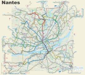 Nantes transport map