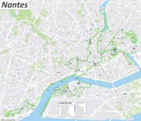 Nantes Walk Map