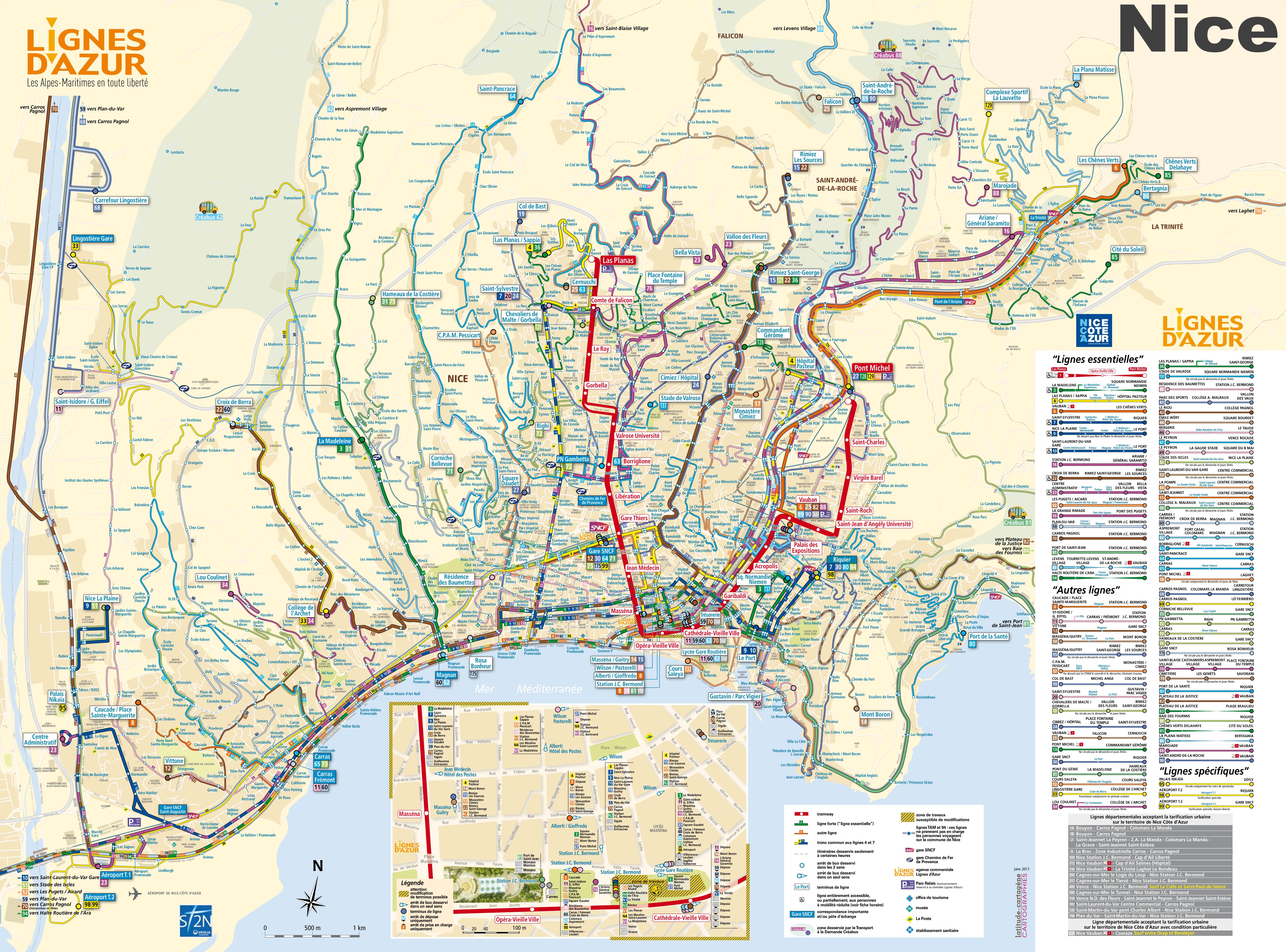 Маршрут 98 автобуса на карте. Alpes Maritimes nice на карте. Трамвай в Ницце карта с улицами. Ницца Vauban. Районы Ниццы на карте.