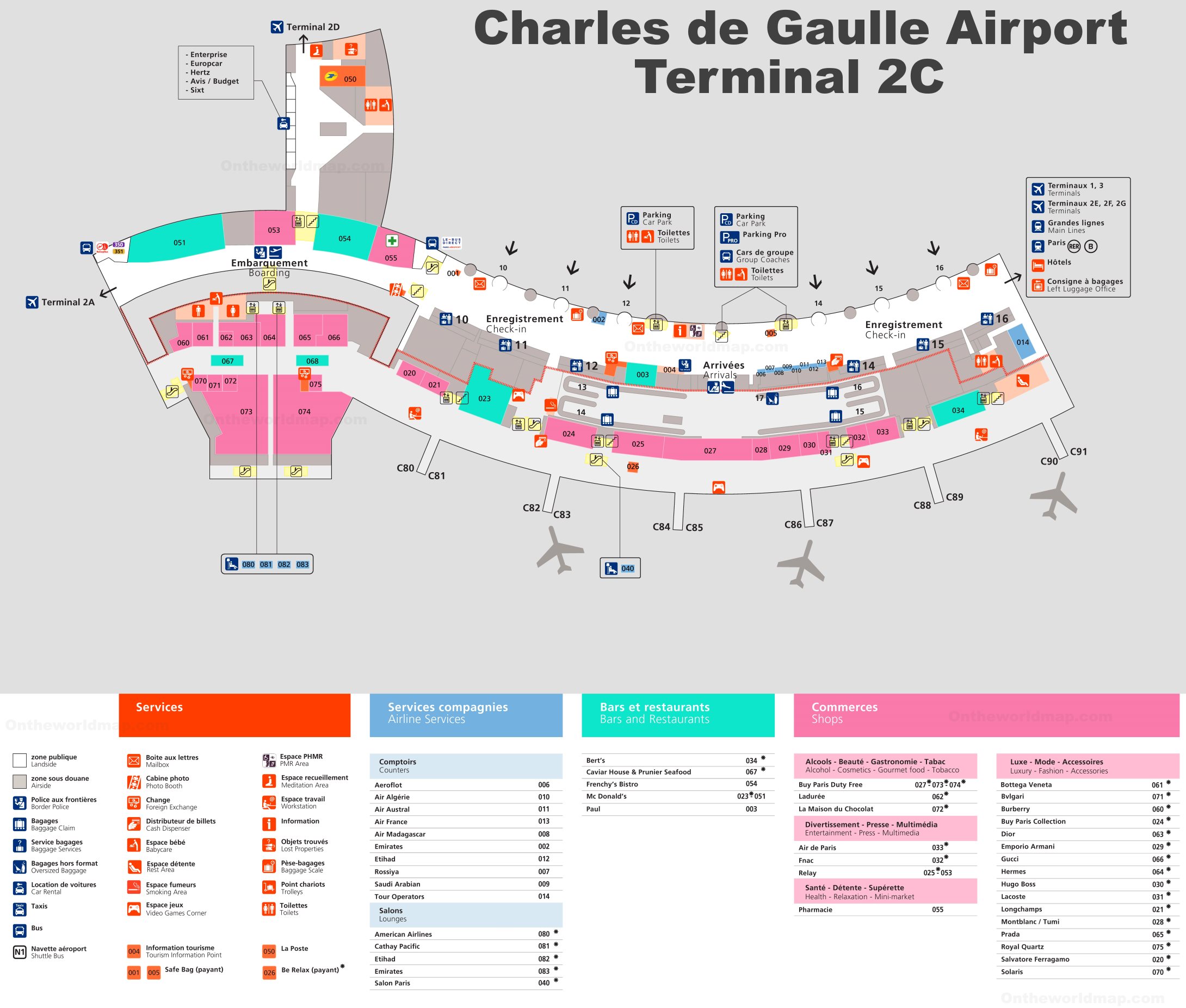Cdg Airport Terminal Map