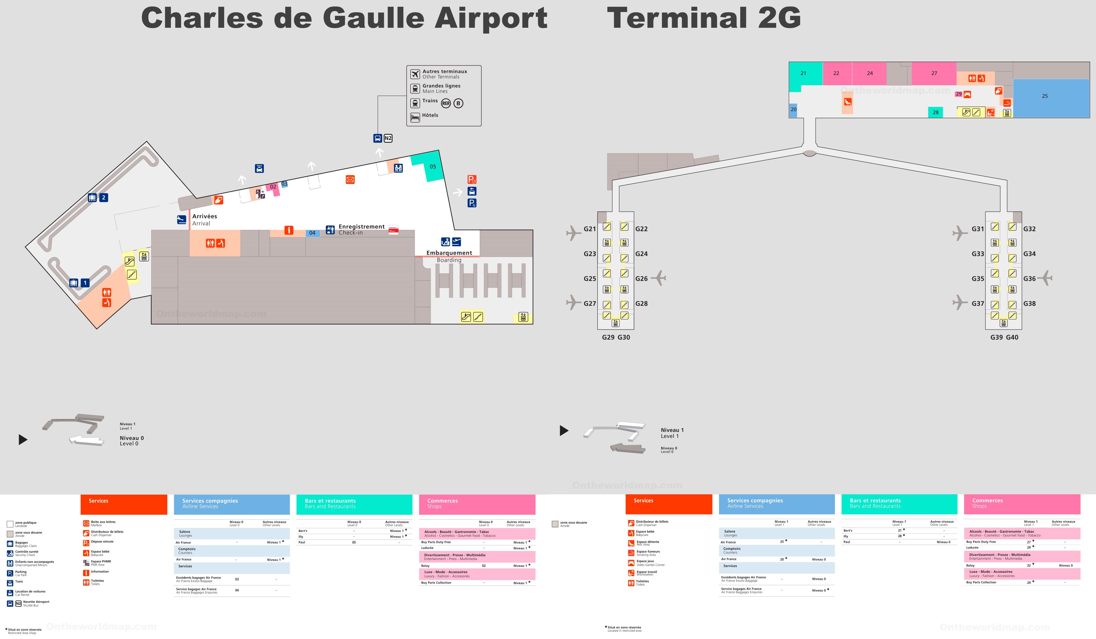 Cdg Airport Terminal Map