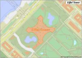 Eiffel Tower Map