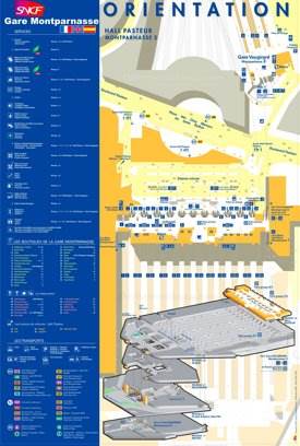 Gare Montparnasse Map