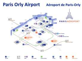 Paris Orly Airport Map