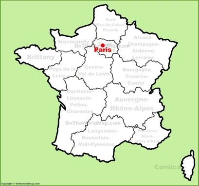 Paris Location Map