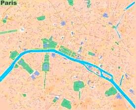 Paris streets map