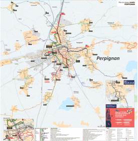 Perpignan Bus Sankéo Map