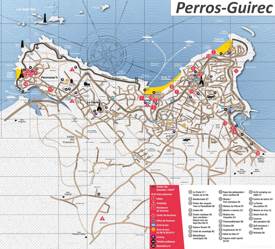 Perros-Guirec Tourist Map