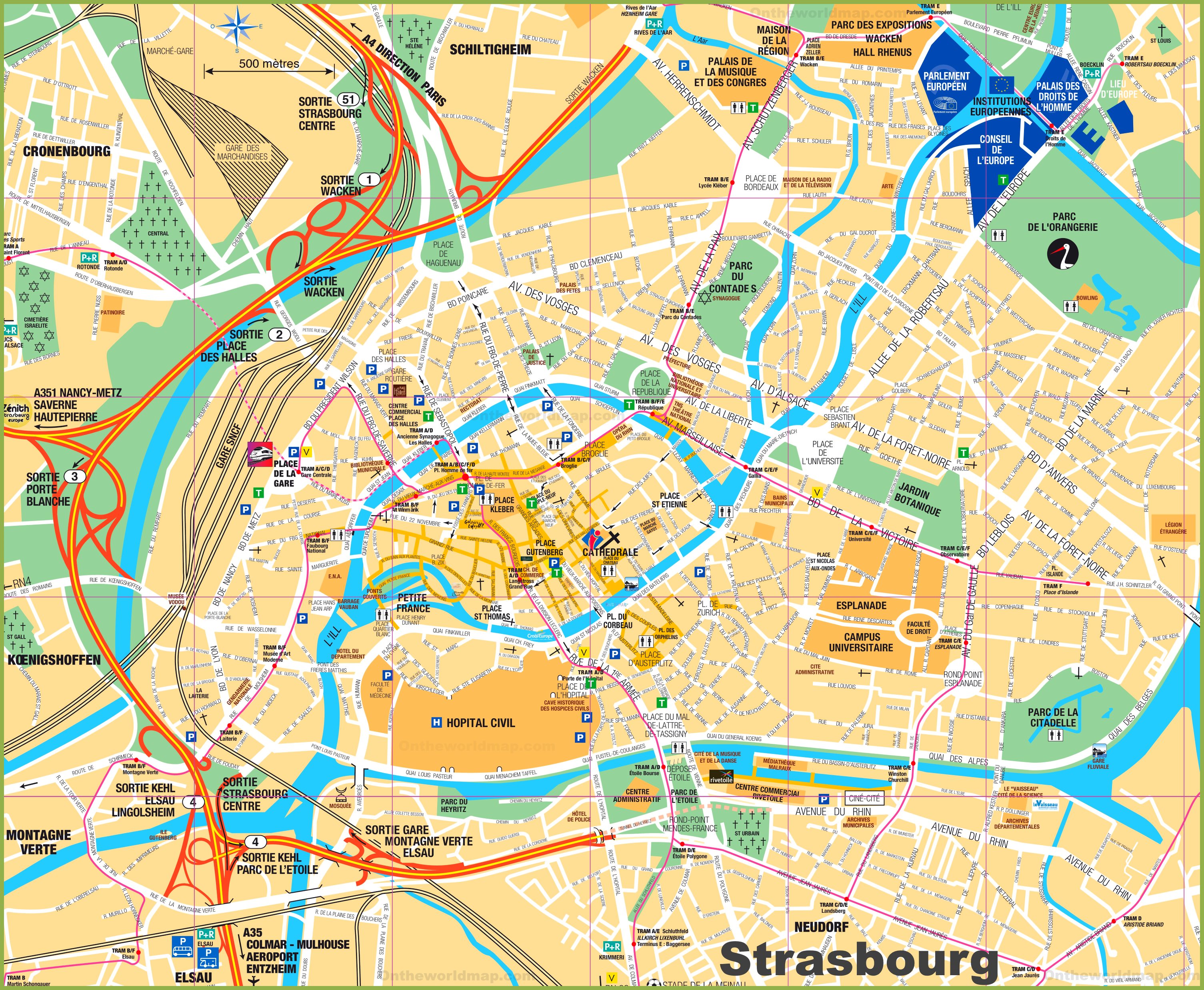 Strasbourg City Map Getting Around Strasbourg Guide To Public Strasbourg City Map Getting Around Strasbourg Guide To Public