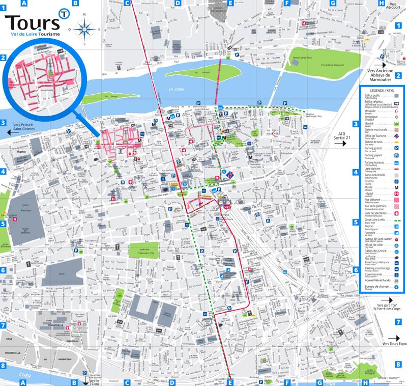 Map of Tours