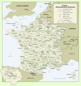 France political map