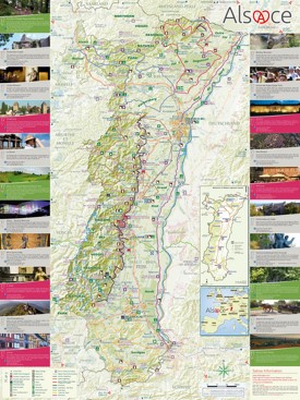 Alsace tourist map