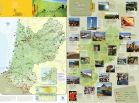 Aquitaine tourist map