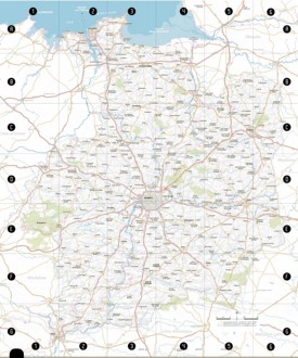 Upper Brittany road map