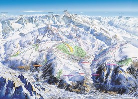 Alpe d'Huez ski map