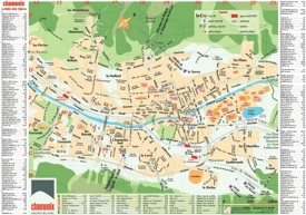 Chamonix town map