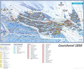 Courchevel 1850 Map