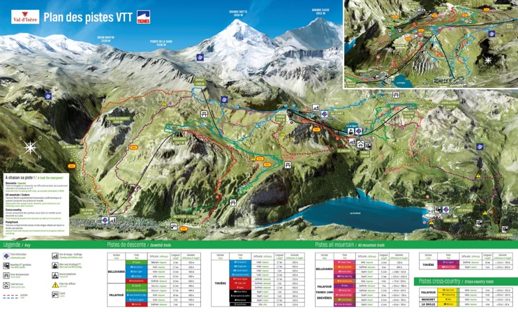 Val-d'Isère bike map