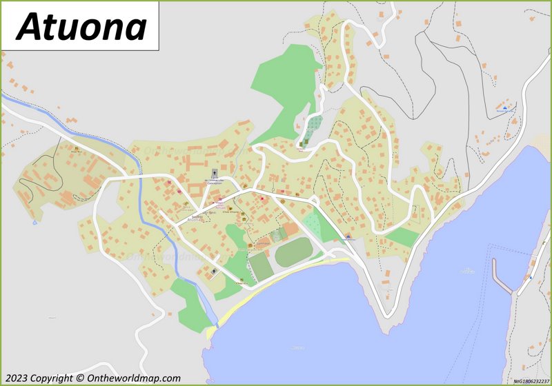 Atuona Map | Hiva Oa, French Polynesia | Detailed Maps of Atuona