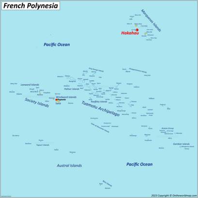 Hakahau Location Map