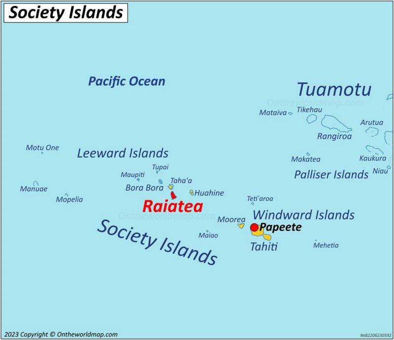 Raiatea Map French Polynesia Detailed Maps of Ra'iatea Island